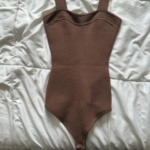 Abercrombie & fitch brown bodysuit